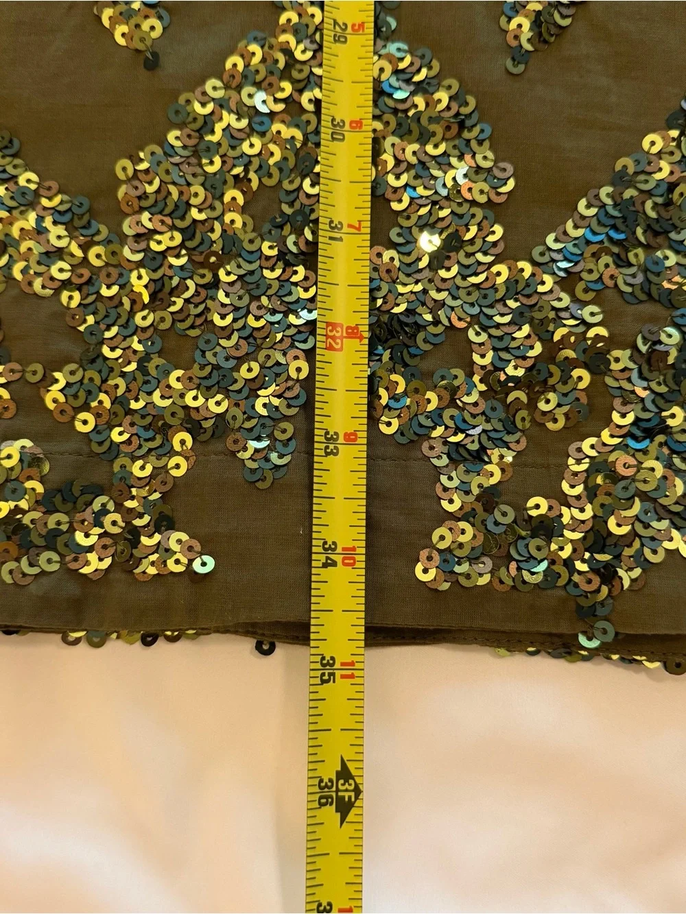 J. Crew Olive Sequin Midi Tank Dress size 6